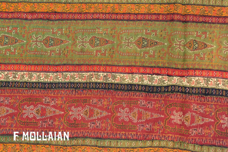 Antique Kerman Persian Textile n°:98380981